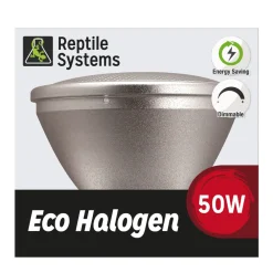 Reptile Systems - Kit Lampe eco halogène rouge pour terrarium 50W Sale