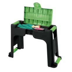 Ribiland Vêtement Pour Le Jardin | - Agenouilloir - - banc réversible - tabouret avec rangement pour l'entretien de vos jardins