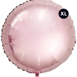 Rico Design - Ballon aluminium rond rose, haut. 86 cm Hot
