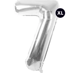 Rico Design - Ballon aluminium chiffre "7" argenté, haut. 86 cm Discount