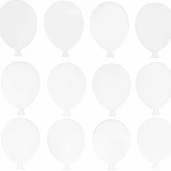 Rico Design - 12 ballons en bois blanc grand 52 mm Online