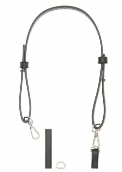 Rico Design - Bandoulière courte - noir et argent - 78,5 cm Discount