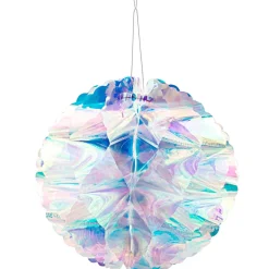 Rico Design Fête Et Anniversaire | - Boule en nid d'abeille irisée - H. environ 19 cm