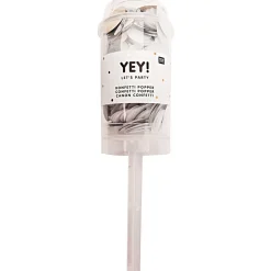 Rico Design - Canon popper Confettis blanc 8g - 175 x 45 x 45 mm Clearance