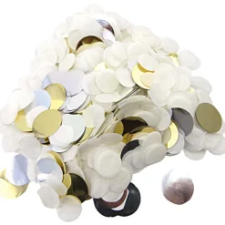 Rico Design - Confettis mixe blanc or argent 20g Outlet
