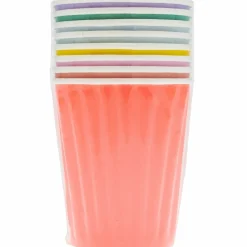 Rico Design Fête Et Anniversaire | - 8 gobelets en carton multicolores