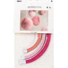 Rico Design Fête Et Anniversaire | - Lampions (x3) en papier rose D.27 cm, 22,5 cm et 18,5 cm
