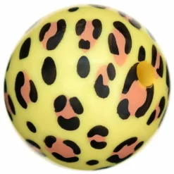 Rico Design - 5 perles acid leo jaune ø 16 mm Sale