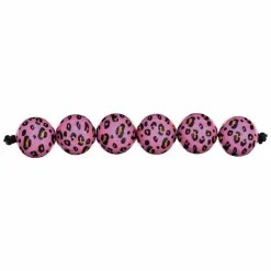 Rico Design - 5 perles acid leo rose fuchsia ø 16 mm Sale