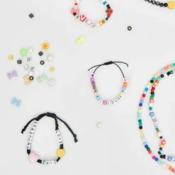 Rico Design Bijoux Et Perles | - 165 perles centre coeur 5 x 7 mm - noir et or