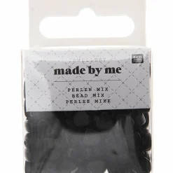 Rico Design - 165 perles coeur 5 x 7 mm - noir Best