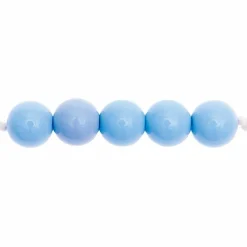 Rico Design Bijoux Et Perles | - 24 perles rondes 10 mm - bleu-gris