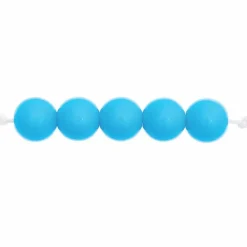 Rico Design - 24 perles rondes 10 mm - turquoise Online