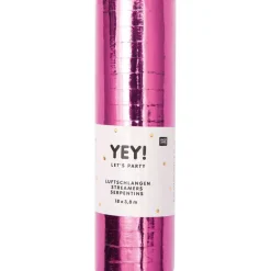 Rico Design Fête Et Anniversaire | - Serpentins (x18) rose fuchsia - 0.7mm x 3.8m