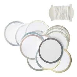 Rico Design - 24 étiquettes à suspendre papier ronds Clearance