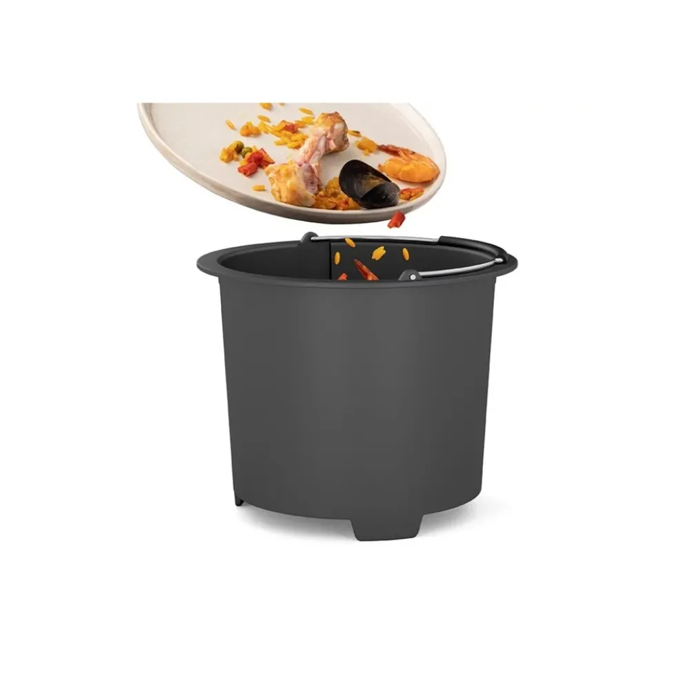 NA Entretien De La Maison | Riviera & bar poubelle reducteur de bio dechet 3l blanc - mtd510