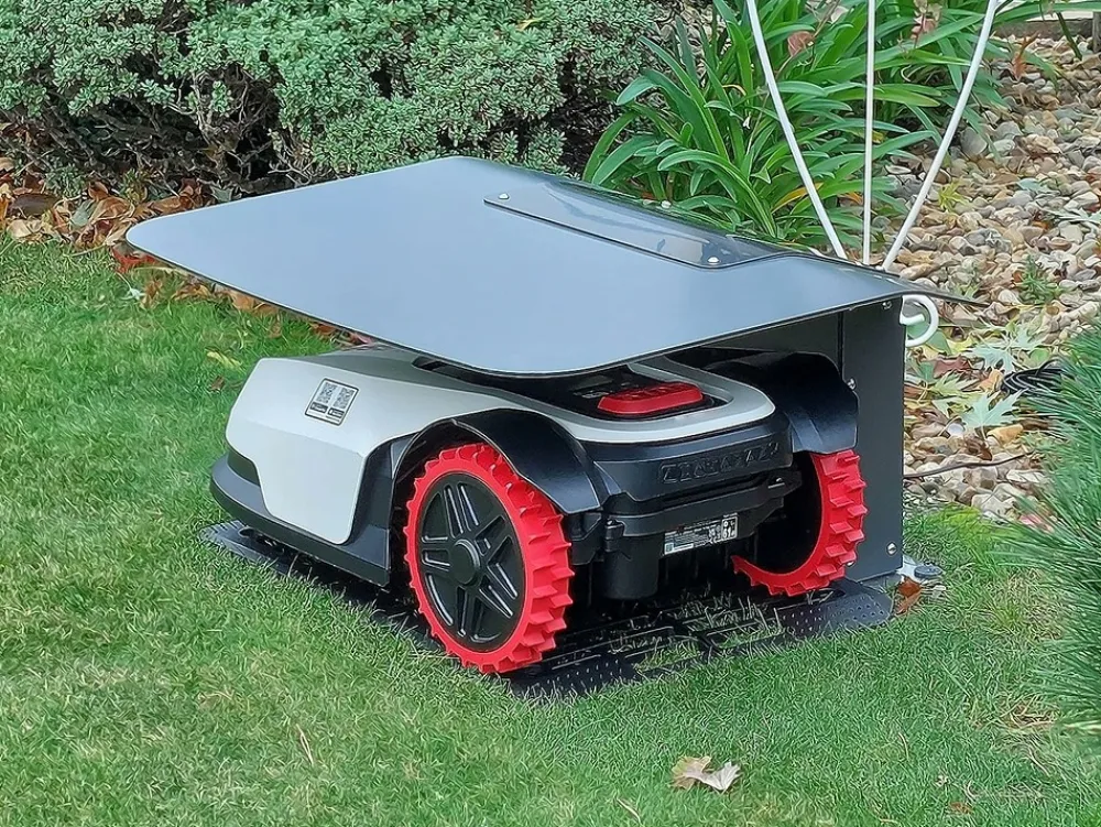 Robot Protect Tondeuses | - Abri robot tondeuse multimarque Side 60 x 70 x 28 cm | Résistant aux intempéries Protection UV | Made in Europe