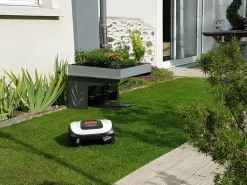 ROBOT PROTECT Tondeuses | - Abri Robot Tondeuse Life Jardinière 2 en 1 multimarque 73,5 x 59 x 40 cm | Résistant aux intempéries Protection UV | Made in Europe