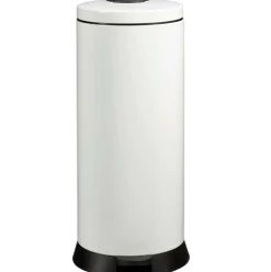 Rossignol - poubelle à pédale 30l blanc - 94024 New