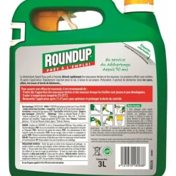 Round Up Traitement Et Pulvérisation | - Roundup - désherbant allée terrasse 3l pulvérisateur