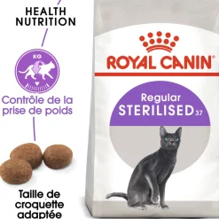 Royal Canin Alimentation Et Friandises|Alimentation Et Friandises | - Croquettes chat Adulte stérilisé de 1 à 7 ans Sterilised 10kg