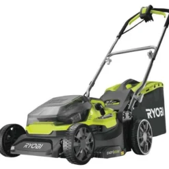Ryobi - Tondeuse a gazon - poussée hybride 36v (alimentation par 2 batteries one+™) - coupe 37 cm + 2 batteries 5 ah & charg. - ry Discount