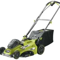 Ryobi - Tondeuse a gazon - 36v maxpower power assist™ brushless - ø coupe 46 cm - ramassage/mulching + batterie 5 ah & charg. - rl