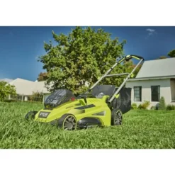 Ryobi - Tondeuse a gazon - 36v maxpower power assist™ brushless - ø coupe 46 cm - ramassage/mulching + batterie 5 ah & charg. - rl