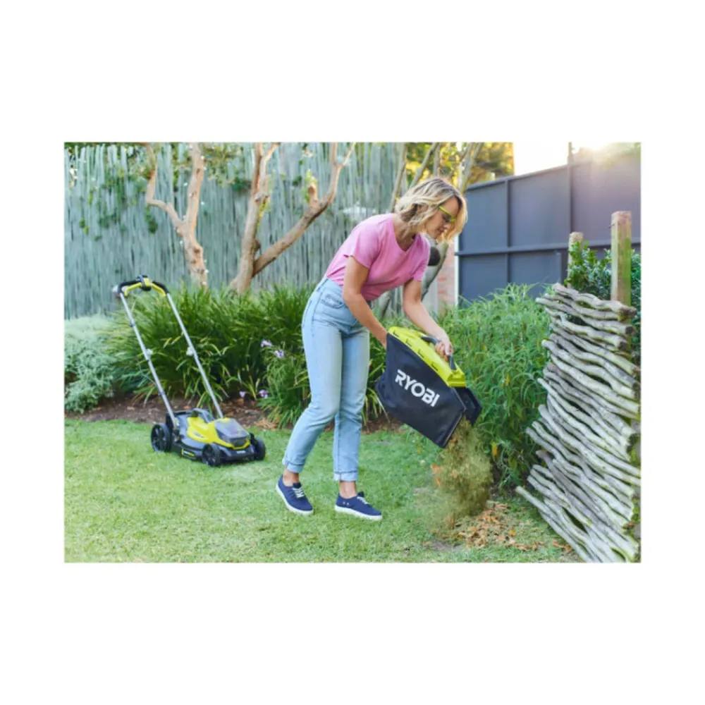 Ryobi - Tondeuse poussée - olm1833b - 18v one+ - coupe 33 cm - sans batterie ni chargeur Online