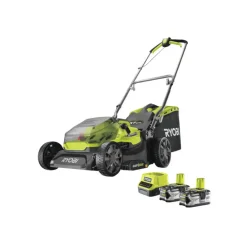 Ryobi - Tondeuse poussée 18v one+ - 2 batteries 4.0ah - chargeur - ry18lm37a-240 Clearance