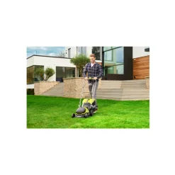 Ryobi - Tondeuse poussée 18v one+ - 2 batteries 4.0ah - chargeur - ry18lm37a-240 Clearance