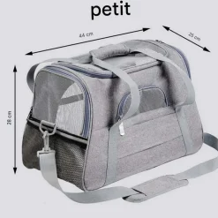 NA Paniers, Transports Et Chatières | Sac à dos de chat portable et respirant pour sorties noir petit downypaws