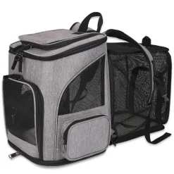 NA Sac à dos pour chat mcboson gris - extensible, grande capacité, pliable Sale