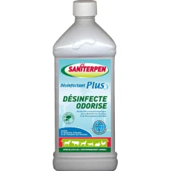 Saniterpen Hygiène Et Soins | - Désinfectant Plus pour cage : bidon 1L
