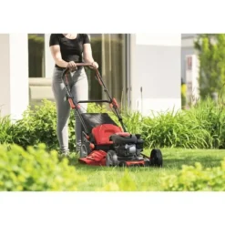 Scheppach Tondeuses | - Tondeuse a gazon thermique autotractée 4 en 1 ms173-51 - 51cm - 173cc -