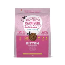 Schesir - Croquettes chaton baby poulet et œuf - born carnivore 255 g New