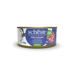 Schesir - Gelee thon / bœuf chat 85 g