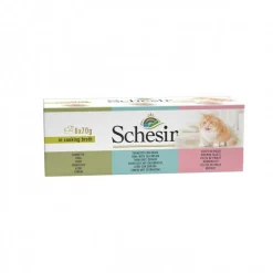 Schesir - Pack bouillon de cuisson 3 saveurs chat (boite 6x70g) - 6x70 g Online