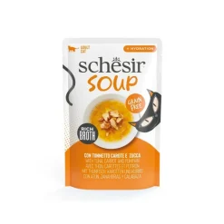 Schesir Alimentation Et Friandises | - Soupe thon/carottes/citrouille - chat 40 g