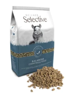 Science Selective - Aliment Selective Chinchilla 1,5kg New