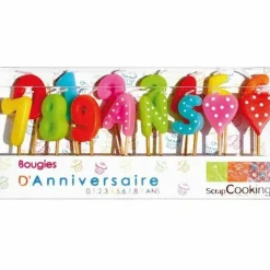 Scrapcooking Bougies, Senteurs Et Bien-Être | - 30 bougies d'anniversaire 1-2-3 ans