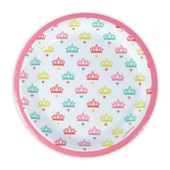 Scrapcooking Party Fête Et Anniversaire | - 8 assiettes carton ø 23 cm - princesse