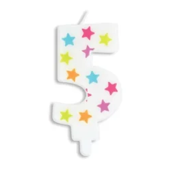 Scrapcooking Party - Bougie d'anniversaire chiffre 5 Clearance