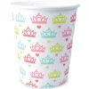 Scrapcooking Party Fête Et Anniversaire | - 8 gobelets cartonnés 25 cl - princesse