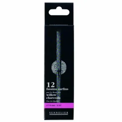 Sennelier Peinture Et Beaux-Arts | - 12 gros fusains ø 7 - 9 mm