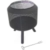 Sens-line Chauffage D’Extérieur | - Brasero drumpot - noir