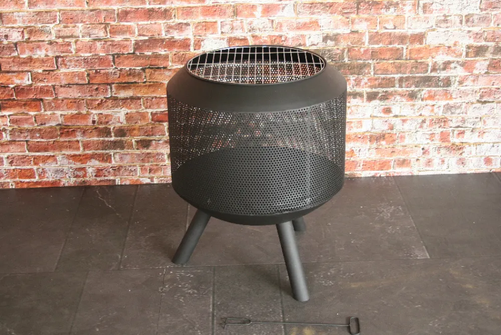 Sens-line Chauffage D’Extérieur | - Brasero drumpot - noir