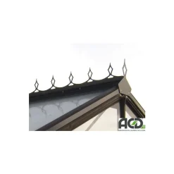 NA Abris De Jardin, Serres Et Rangements | SERRES ACD PRESTIGE - Décoration faîtière en aluminium laqué, longueur 5 vitres