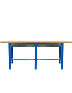 Simonrack - Etabli simonwork bt6 mdf tandem 2box 2100 bleu/bois bleu/mdf 865x2100x750 - Outlet