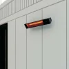 Sined - Chauffage infrarouge cristal noir caldo vetro nero 2000 Sale
